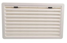 Thetford Medium Grille Pure White 432x257 69110080 Camper Motorhome Fridge