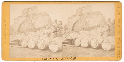 Désastres paris 1871 entrepot - désastres,