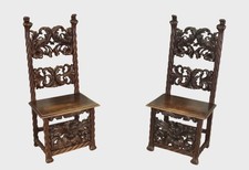 Paire de chaises style