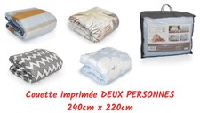 Couette imprimée 2 personnes