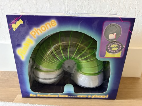 Vintage neon green slinky - neon,
