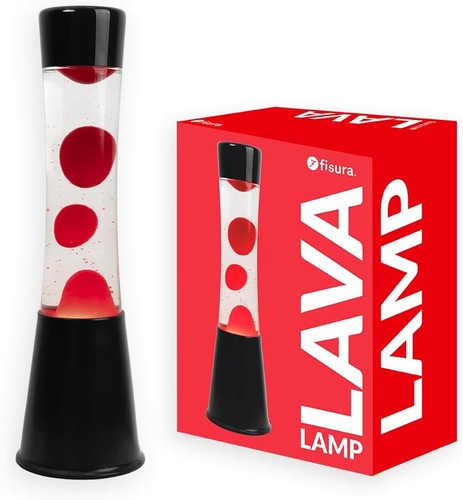Lampe lave fisura - lampe, rouge