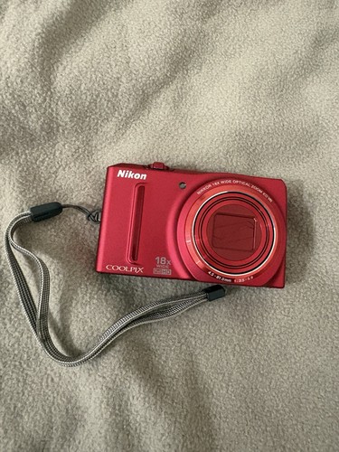 Nikon coolpix s9100 rouge - nikon,