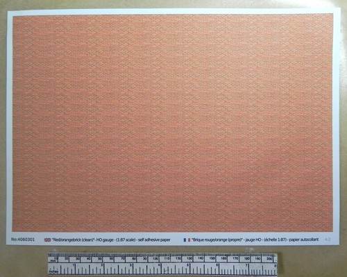 Papier autocollant brique - autocollant,