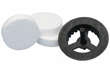 Rondelle en polystyrène blanc