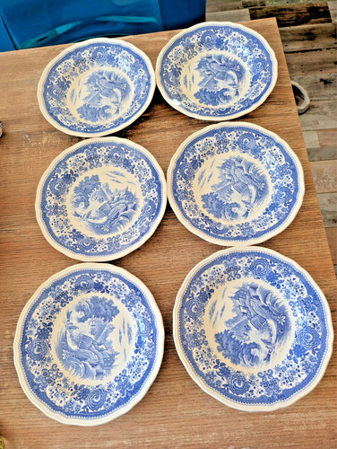 Lot anciennes assiettes - 6,