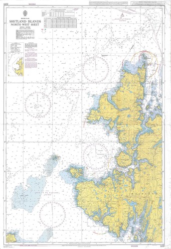Carte marine des îles - carte,
