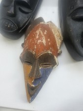 Lot de 3 masques africains en
