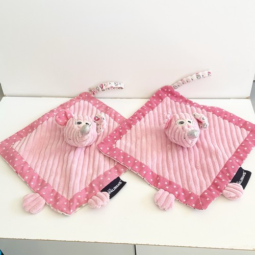 Lot doudous souris rose - lot,