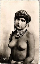 NORTH AFRICA ETHNIC NUDE MOORISH BATH MASSEUSE PC (a35194)