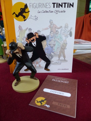 Figurine tintin dupont - figurine, :