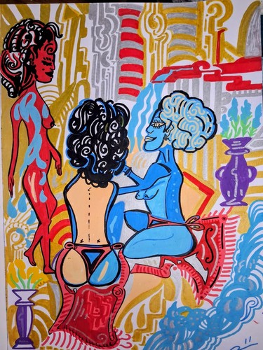 Dessin original œuvre - dessin,
