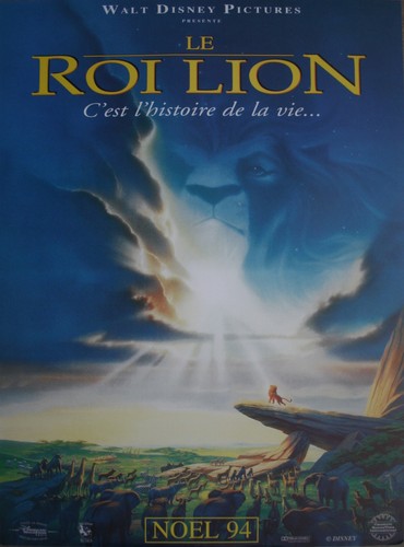 Roi lion affiche cinéma - affiche,