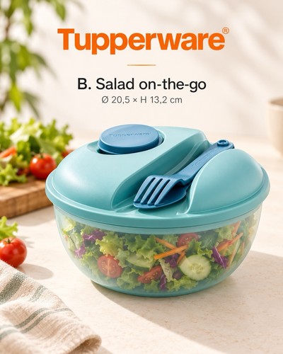 Tupperware salad the go - salad, on-the-go