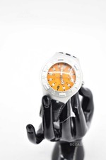 Montre Swatch Scooba Irony Aluminium Cadran Orange Résistante À L'Eau 200m
