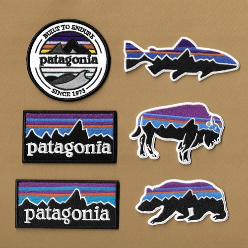 Patagonia embroidered iron - patagonia, iron-on
