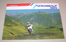 Brochure / Booklet - Honda Transalp 600 V - 1987 Edition