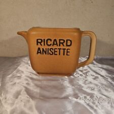 VINTAGE RICARD ANISETTE CERAMIC CARAFE / PITCHER MADE IN FRANCE