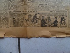 TINTIN / JOURNAL  LE SOIR  NUM  193 /  18 AOUT  1944 /   7  BOULES  CRISTAL