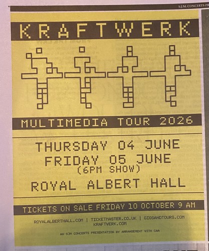 Kraftwerk live multimedia tour - live,