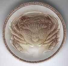 Rare Lot Of 6 Crab Plates ? From L'atelier D'art Du REVERNAY Closed In 1970