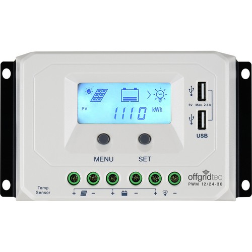 Régulateur charge solaire - de,