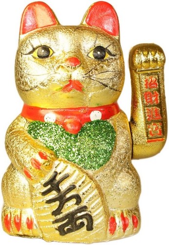 Figurine chat maneki - figurine,