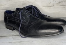 Bugatti Men's Shoes Size 42 Black Lace Shoes #42 311-18801-1000 1000