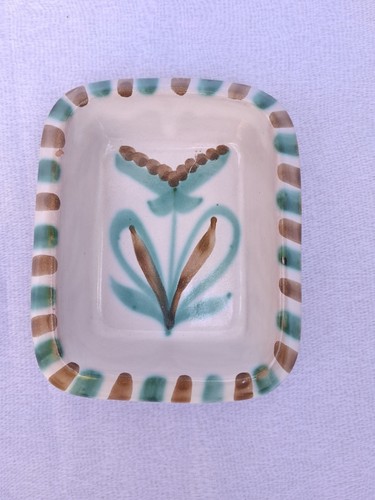 Ramequin vide poche plat fleur