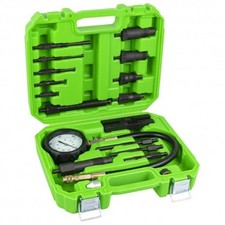 Compressiomètre diesel pour camions – kit complet avec 18 pièces, 0-70 bar, adap