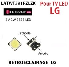 NEW LED SMD 3535, 6V 2w REPARACIÓN ILUMINACIÓN DE FONDO TV LG INNOTEK. BACKLIGHT