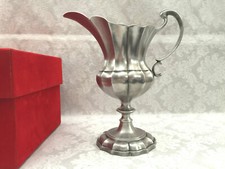 ANTIQUE POURING EAGLE PITCHER JUG MADE IN ITALY TIN REAL ART DECOR