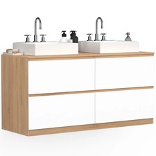 Meuble double vasque suspendu