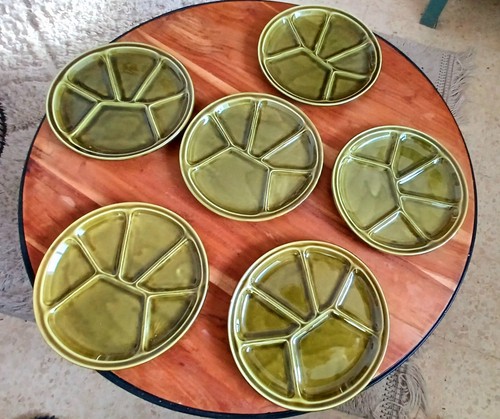 Lot assiettes à fondue - 6,