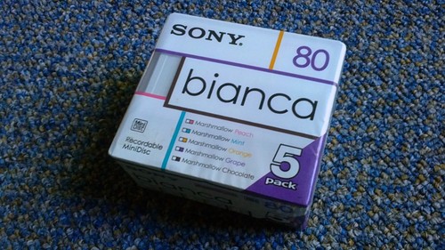 Minidisc sony bianca série - bianca,