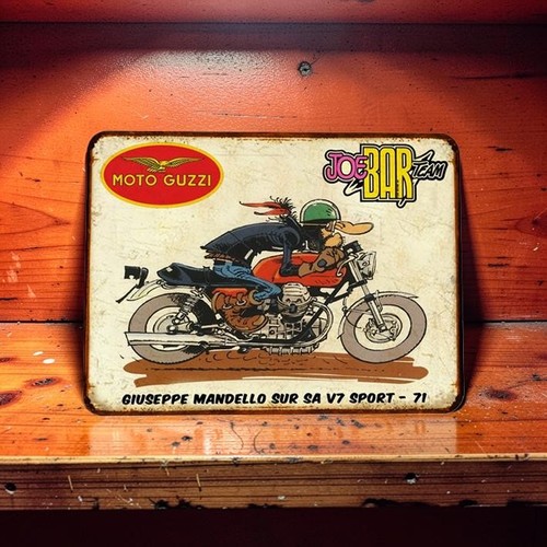 Plaque métal joe bar - plaque,