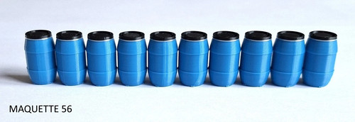 Lot bidons bleus - bidons,
