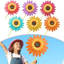 Moulin à vent tournesol vif