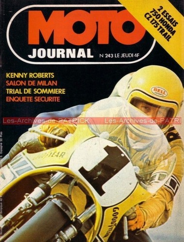Moto journal 243 honda - 243, cb