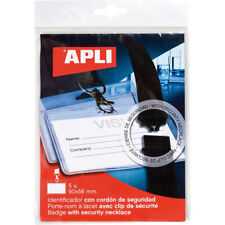 Badge porte-nom avec cordon -