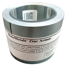 Zinc Armor 3" Zinc Strip 50 ft for Garden and Home