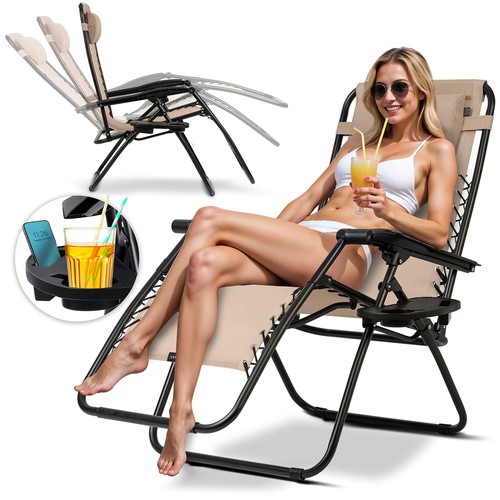 Chaise longue pliante - , de