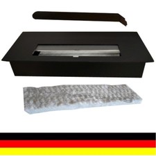 1,3 litre éthanol réglable brûleur avec de la laine céramique noir pour Cheminee