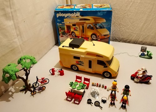 Lot playmobil camping car - lot,
