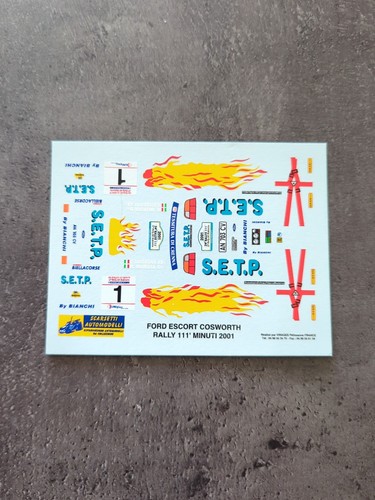 Decal ford escort - 1/43,