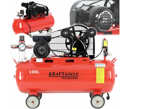 Compresseur huile 100l - d'huile, 230v