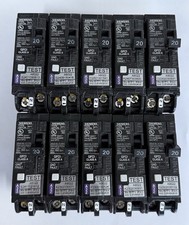10 PCS Siemens QF120AN 20A Plug-In Circuit Breaker