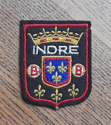 Ecusson brodé indre - de, l'indre