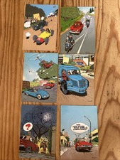 Lot 6 Cartes Postales Franquin