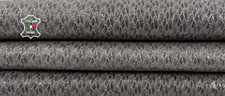 Peau De Vache En Cuir De Veau Italien Texturé Taupe Imprimé 6Sqf 1.0Mm #C6800